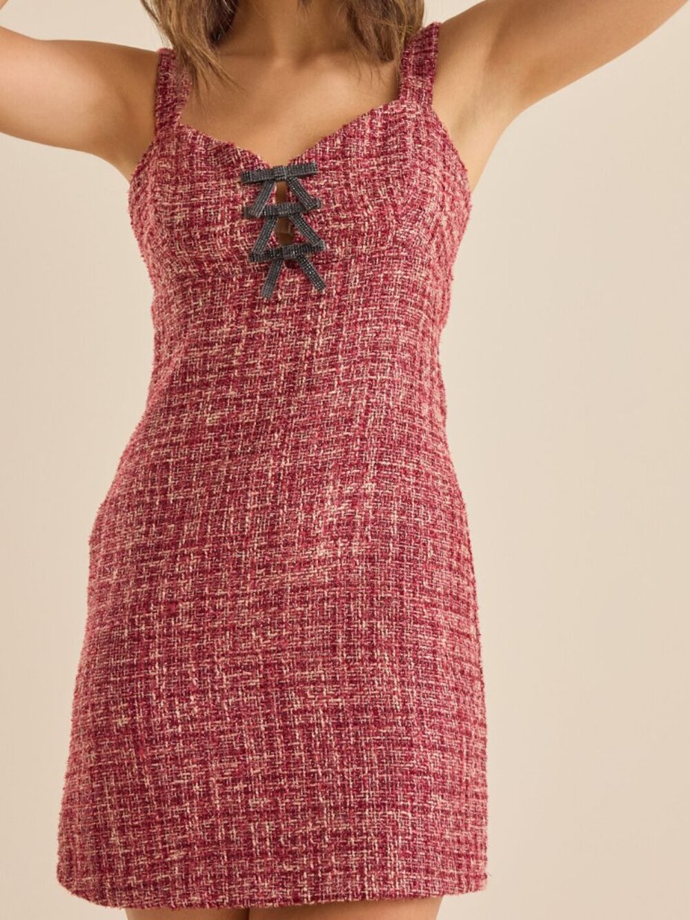 NWT Blu Pepper Brooklin Tweed Dress Size L